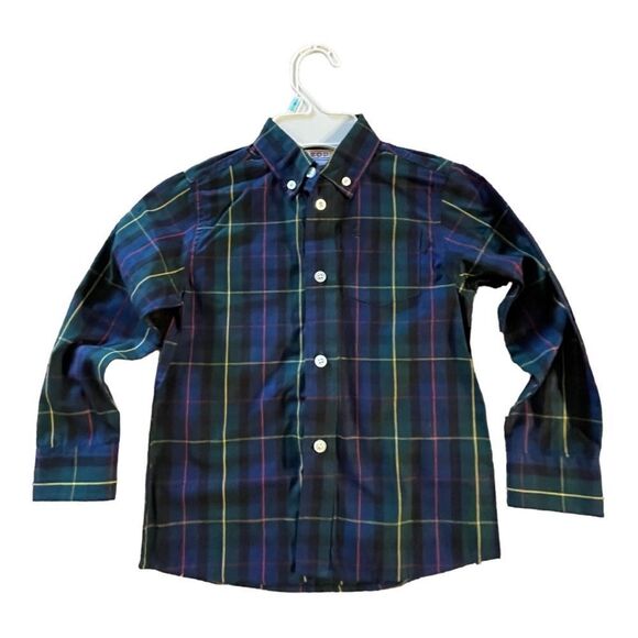 Izod boys button front shirt size 5 lot of 2 NWT and NWOT plaid - Picture 9 of 9